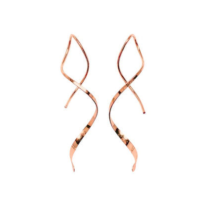 Dainty crystal hoop earrings • Zirconia crystals