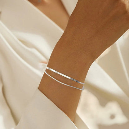 Partner bracelet 925 Sterling silver • Engraving as desired