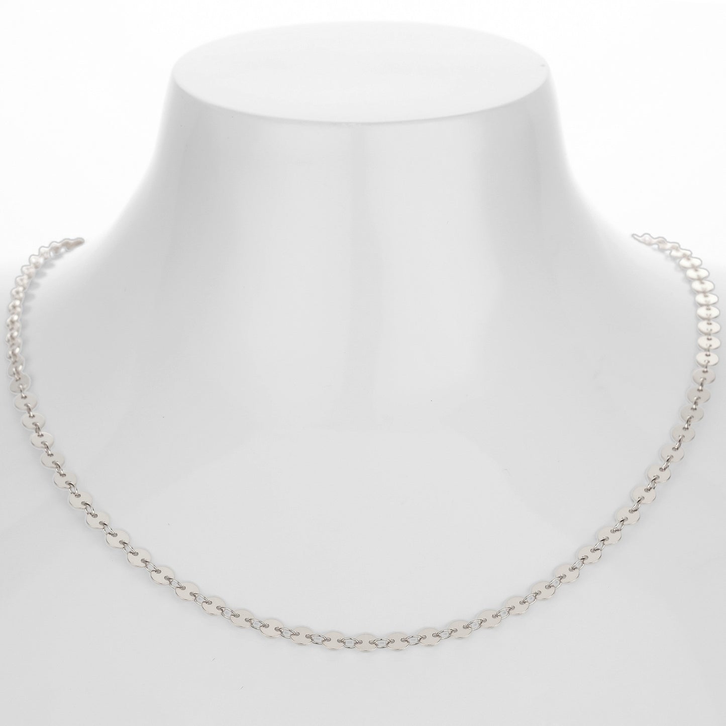 Square Zirconia Necklace - 925 Silver