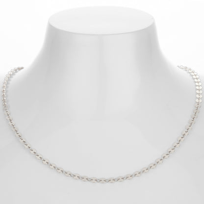 Square Zirconia Necklace - 925 Silver
