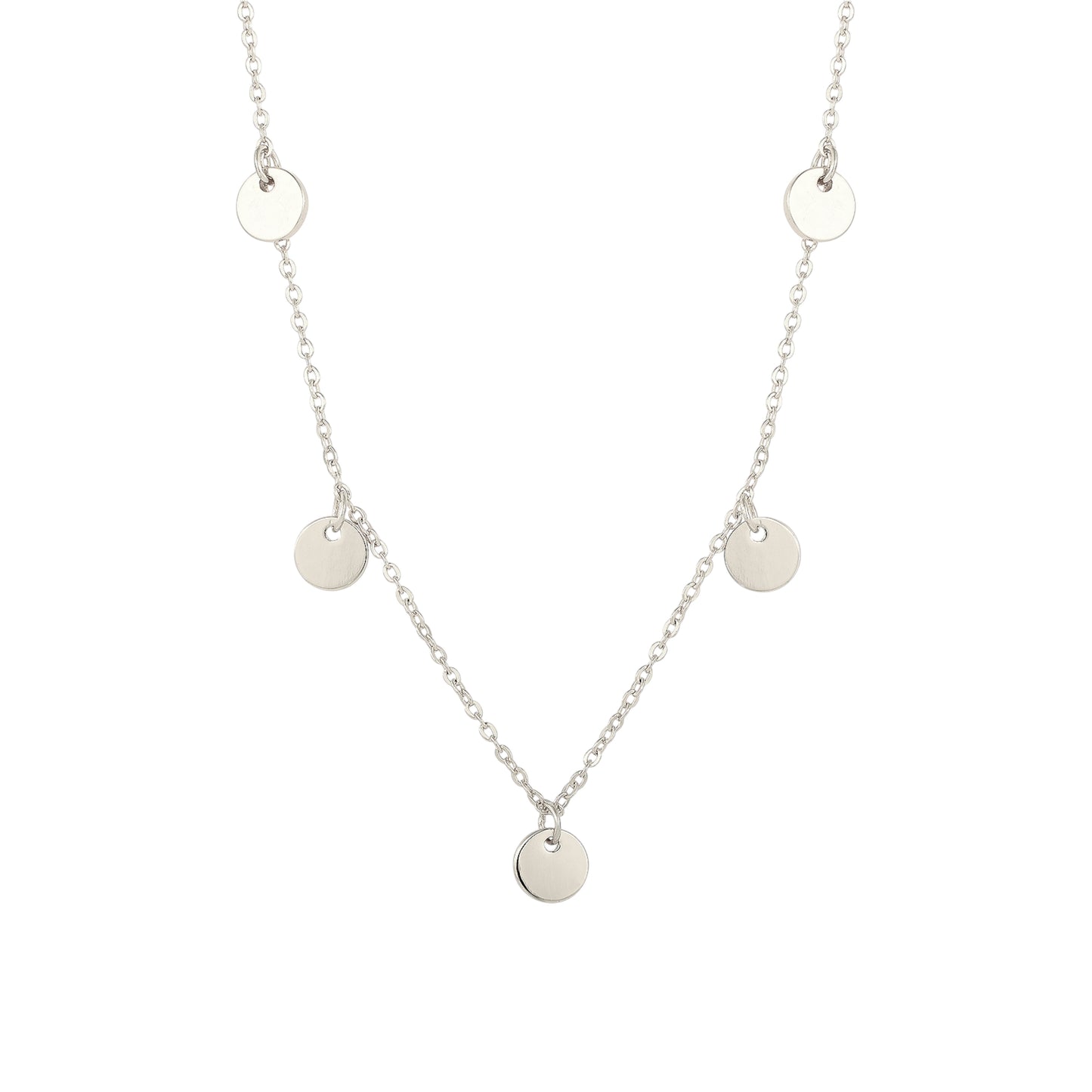 18k Silver Cross Necklace Gold