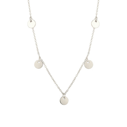 18k Silver Cross Necklace Gold