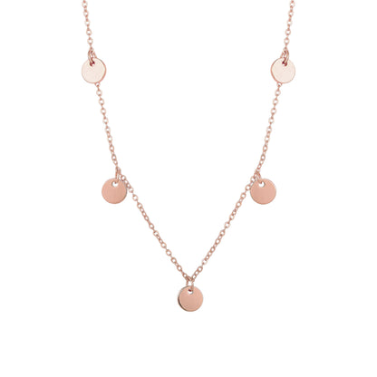 18k Silver Cross Necklace Gold