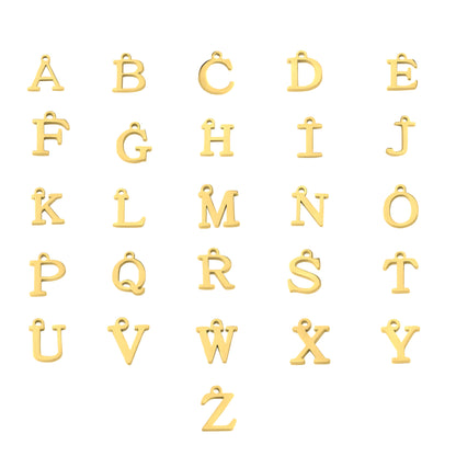 Link chain letter set 5 mm - 925 silver