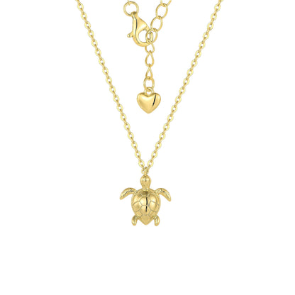 Square Zirconia Necklace - 925 Silver