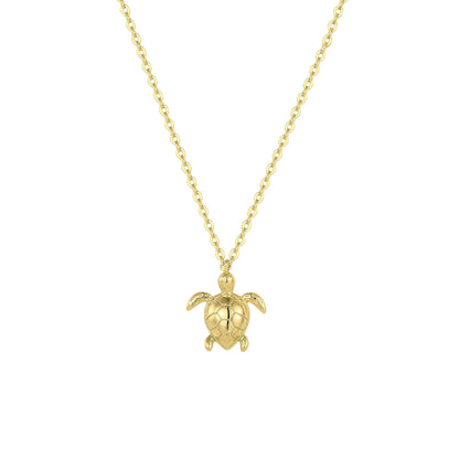 Square Zirconia Necklace - 925 Silver