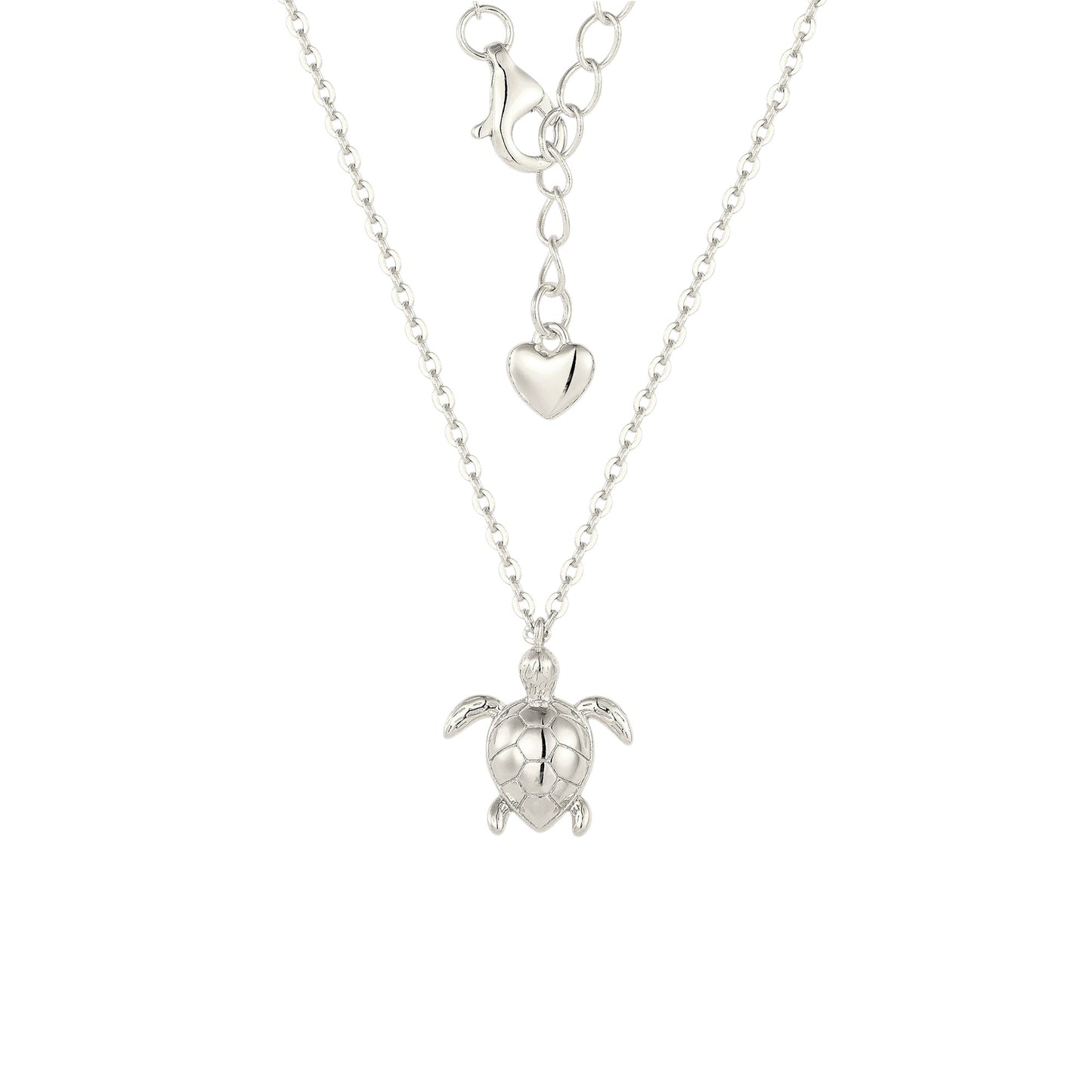Square Zirconia Necklace - 925 Silver