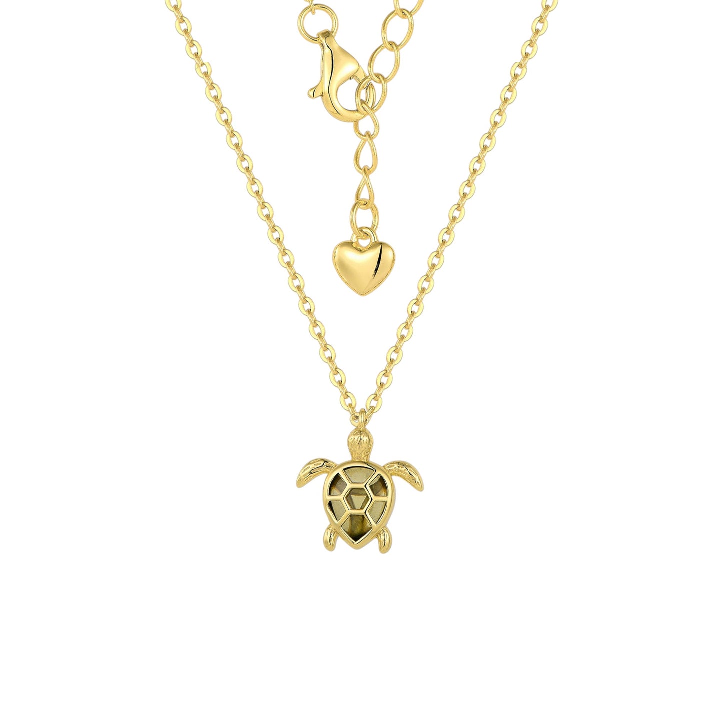 Square Zirconia Necklace - 925 Silver