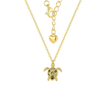 Square Zirconia Necklace - 925 Silver