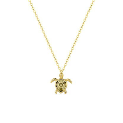 Square Zirconia Necklace - 925 Silver