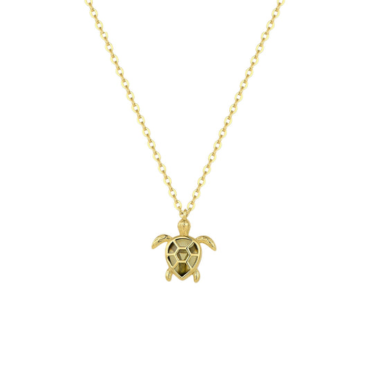 Square Zirconia Necklace - 925 Silver