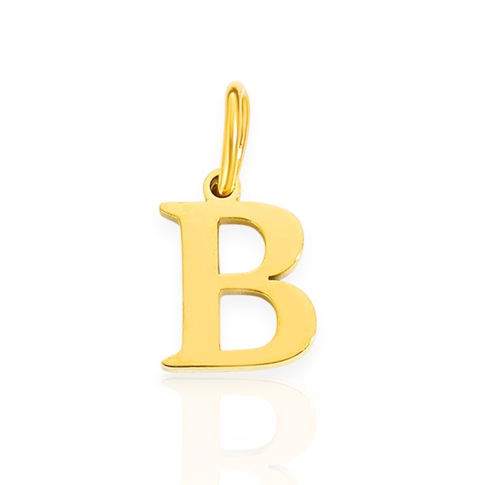 Bracelet initial pendant • 925 Sterling Silver #2