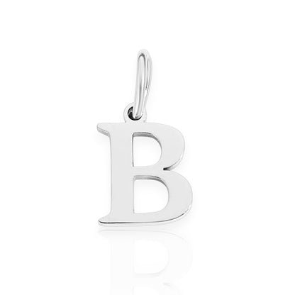 Bracelet initial pendant • 925 Sterling Silver #1