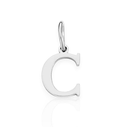 Bracelet initial pendant • 925 Sterling Silver #1