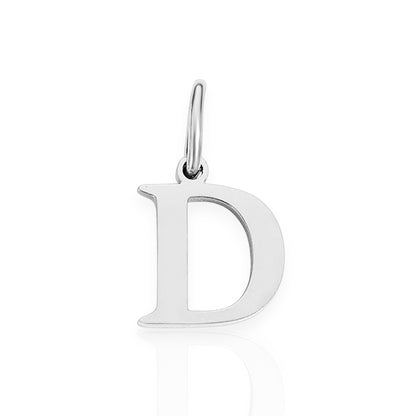 Bracelet initial pendant • 925 Sterling Silver #2