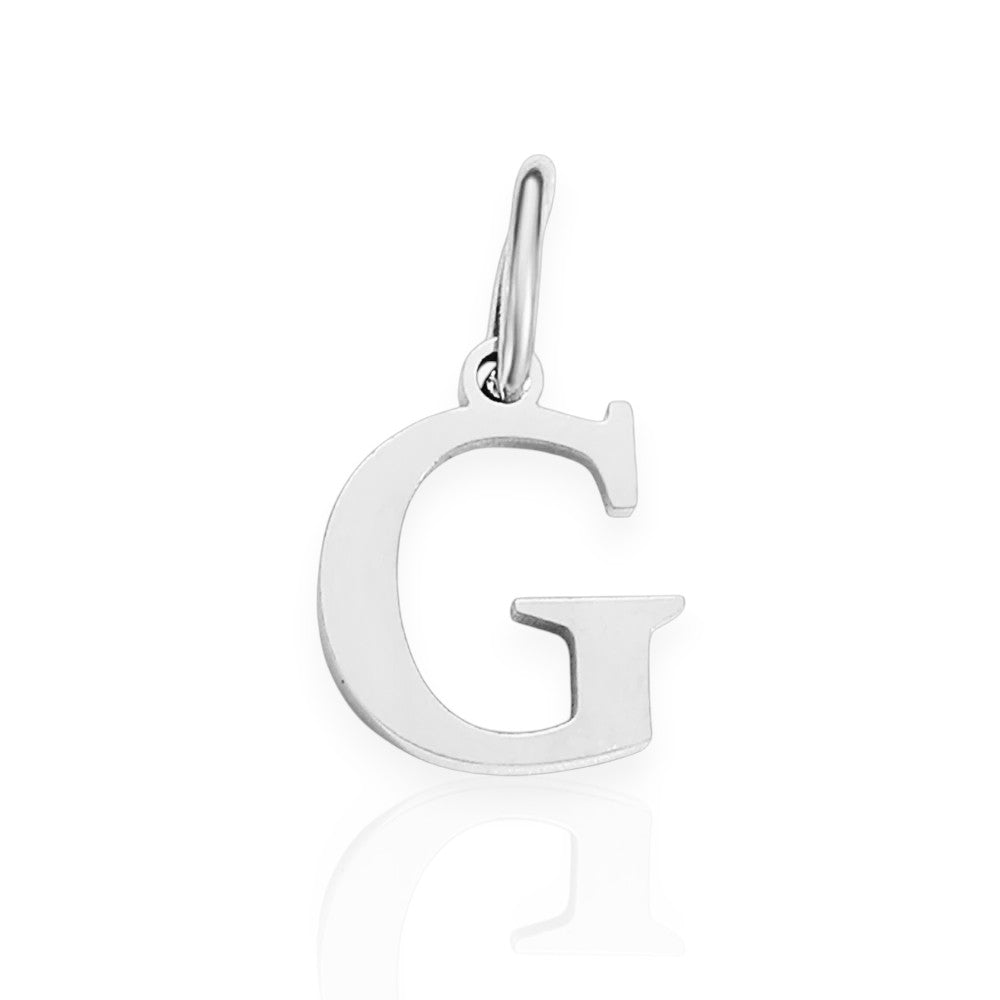 Bracelet initial pendant • 925 Sterling Silver #1
