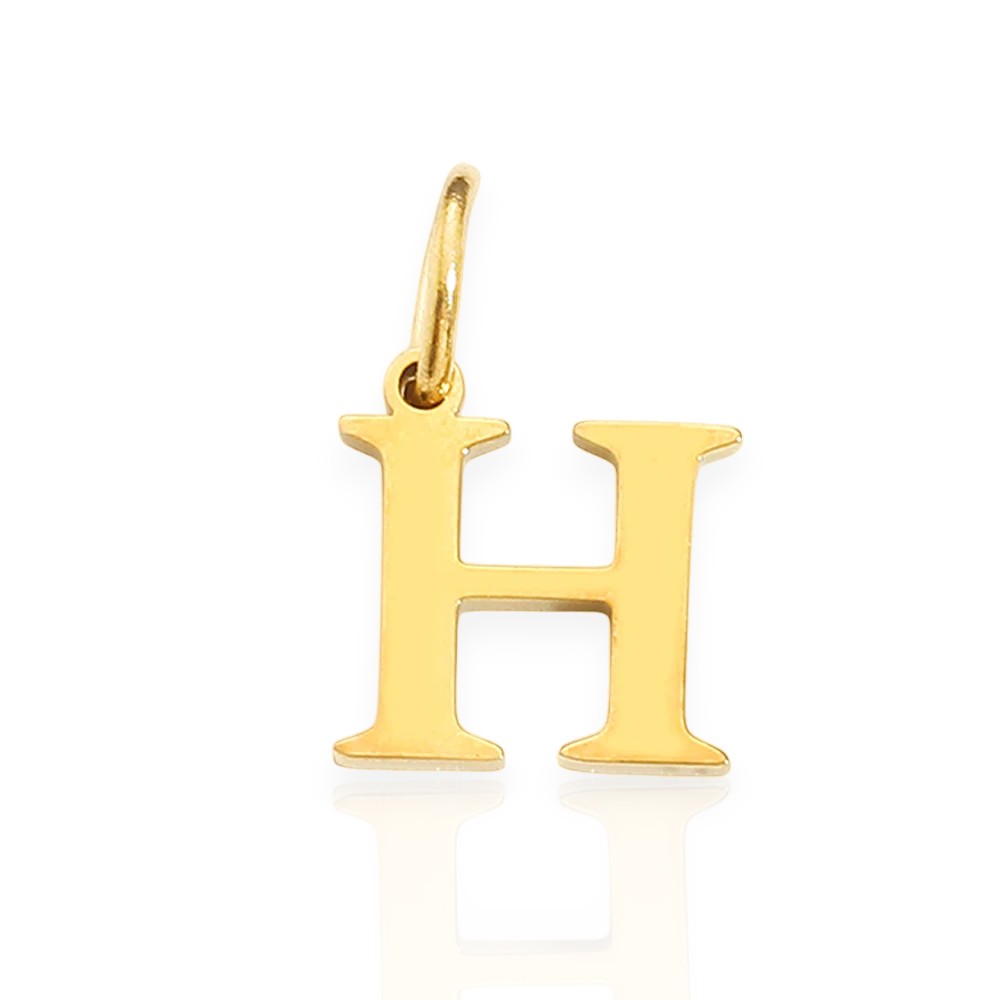 Bracelet initial pendant • 925 Sterling Silver #2