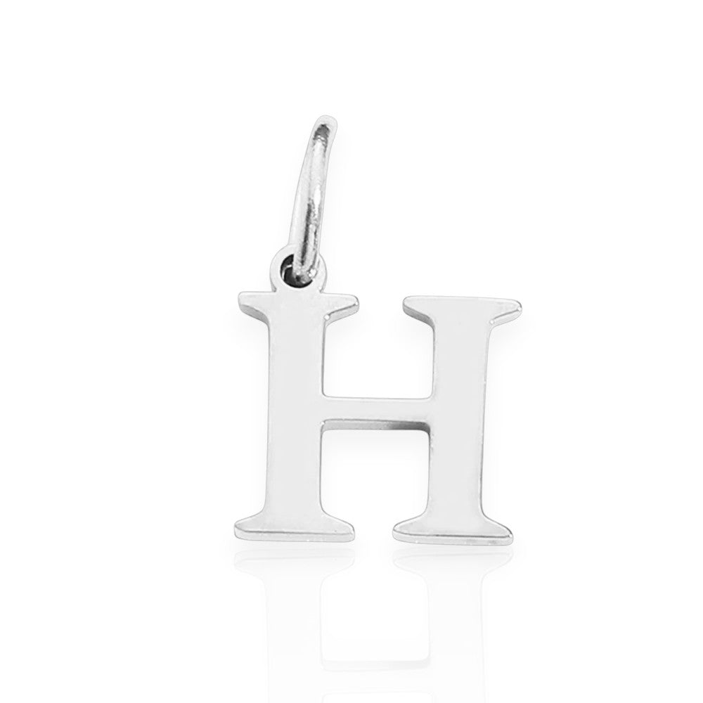 Bracelet initial pendant • 925 Sterling Silver #2