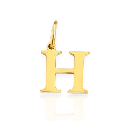 Bracelet initial pendant • 925 Sterling Silver #1