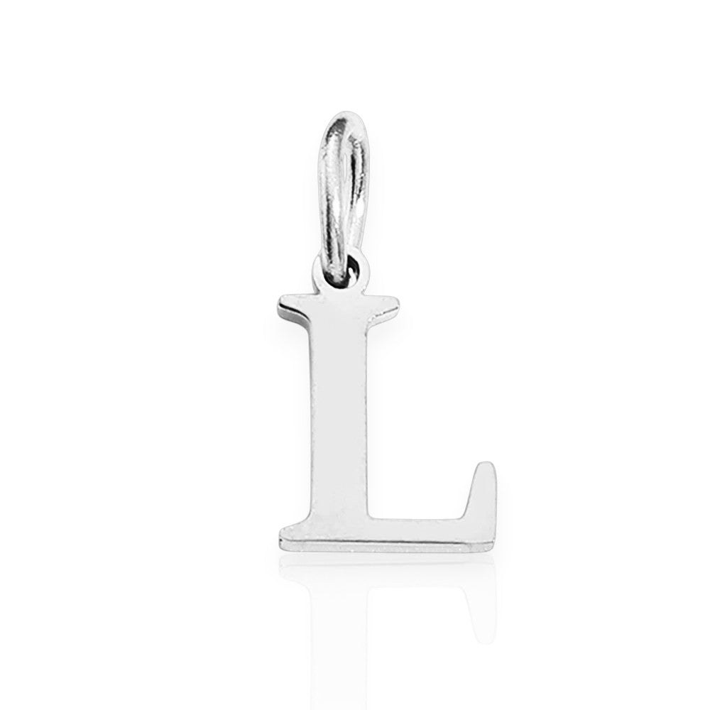 Bracelet initial pendant • 925 Sterling Silver #1