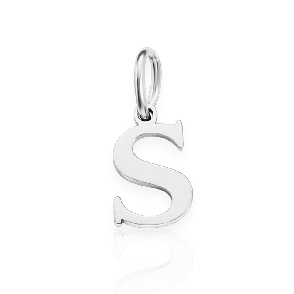 Bracelet initial pendant • 925 Sterling Silver #2