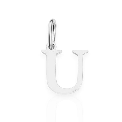 Bracelet initial pendant • 925 Sterling Silver #1