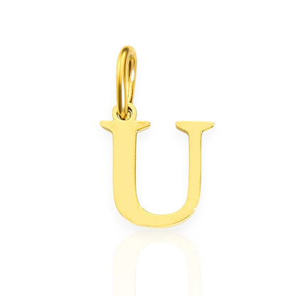 Bracelet initial pendant • 925 Sterling Silver #1