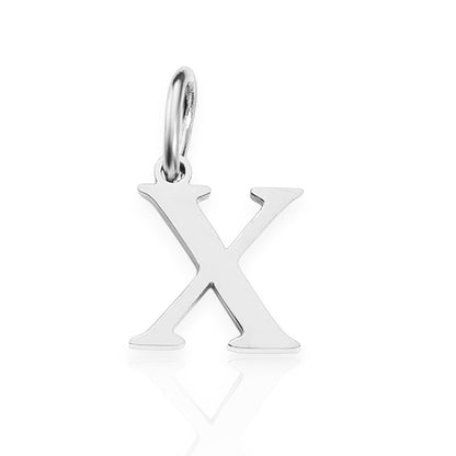 Bracelet initial pendant • 925 Sterling Silver #1
