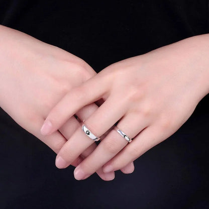 Sonne Mond Paar Ringe Silber 925 • Paar RingeVielringVielringSonne Mond Paar Ringe Silber 925 • Paar Ringe